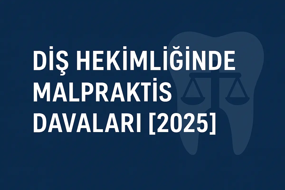 Diş Hekimliğinde Malpraktis davaları [2025] başlıklı makale için görsel, hukuk ve diş hekimliği konusunu temsil ediyor.