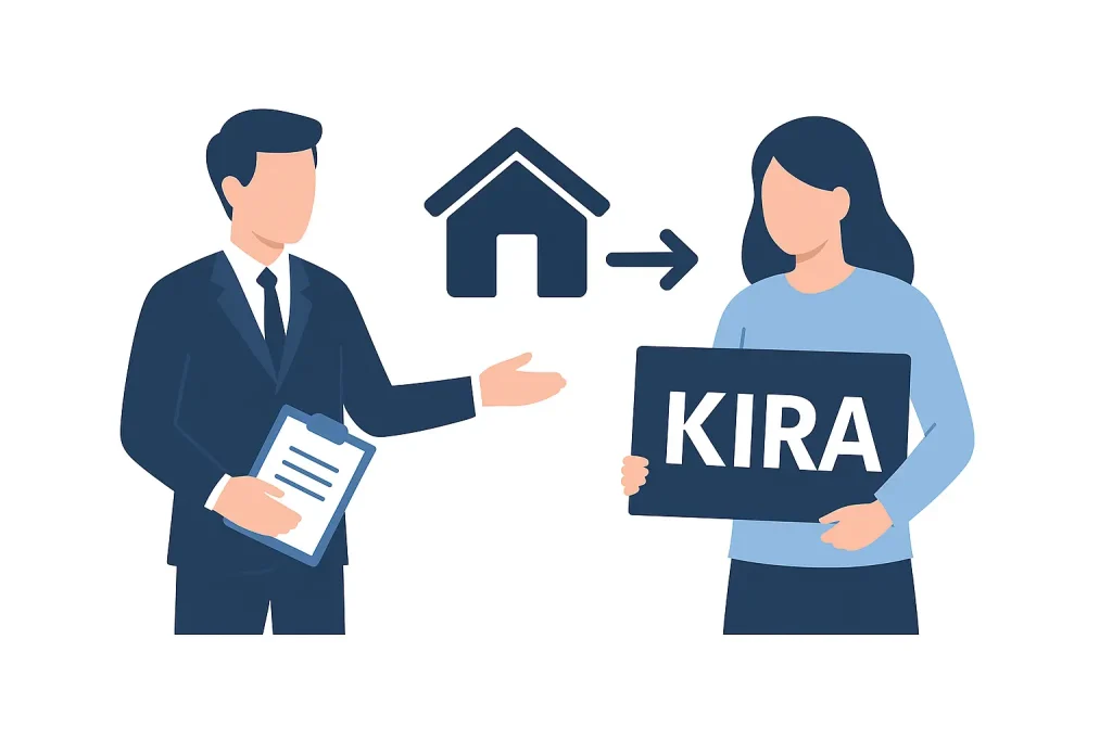 Kirasını Ödemeyen Kiracı Nasıl Çıkarılır hikâyesini anlatan, ev sahibi ile kiracı arasındaki kira ödeme sorununu gösteren illüstrasyon.