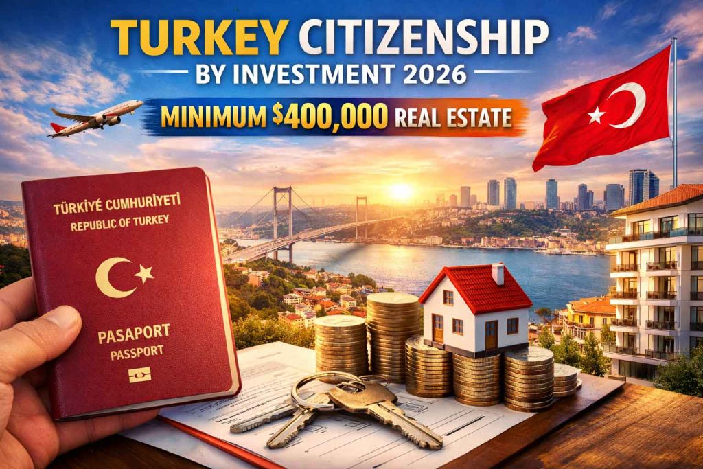 Turkey Citizenship by Investment 2026 Minimum Real Estate Amount