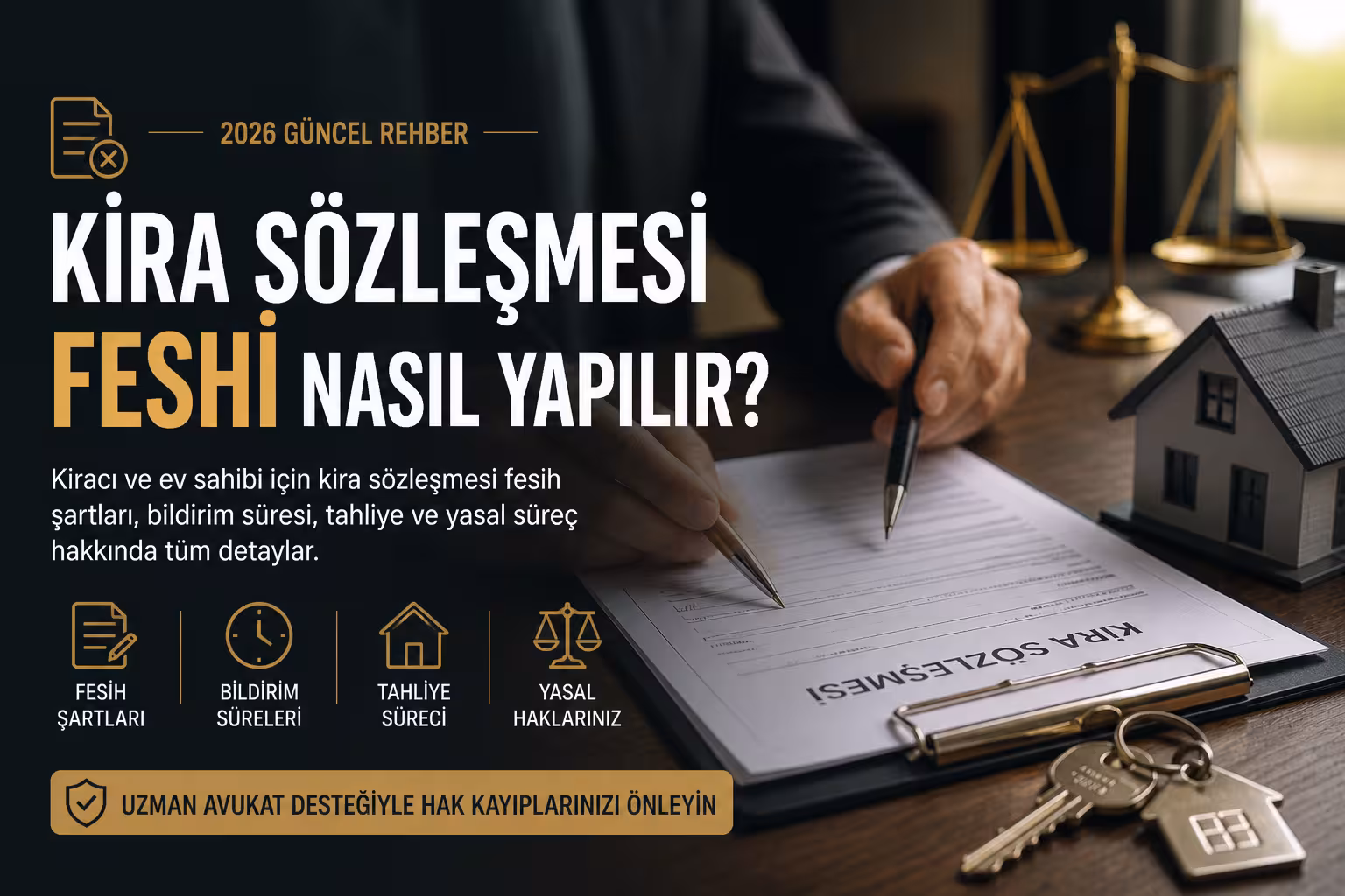Kira Sözleşmesi Feshi Nasıl Yapılır 2026 Rehberi